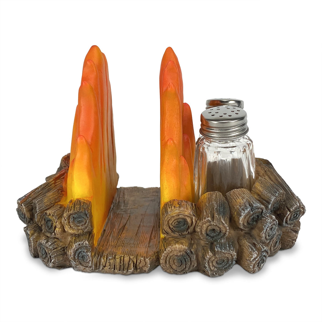 Salt and Pepper Shakers - Campfire