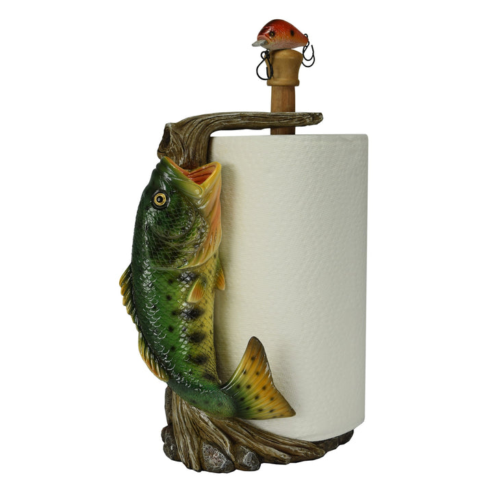 Paper Towel Holder - Largemouth Bass