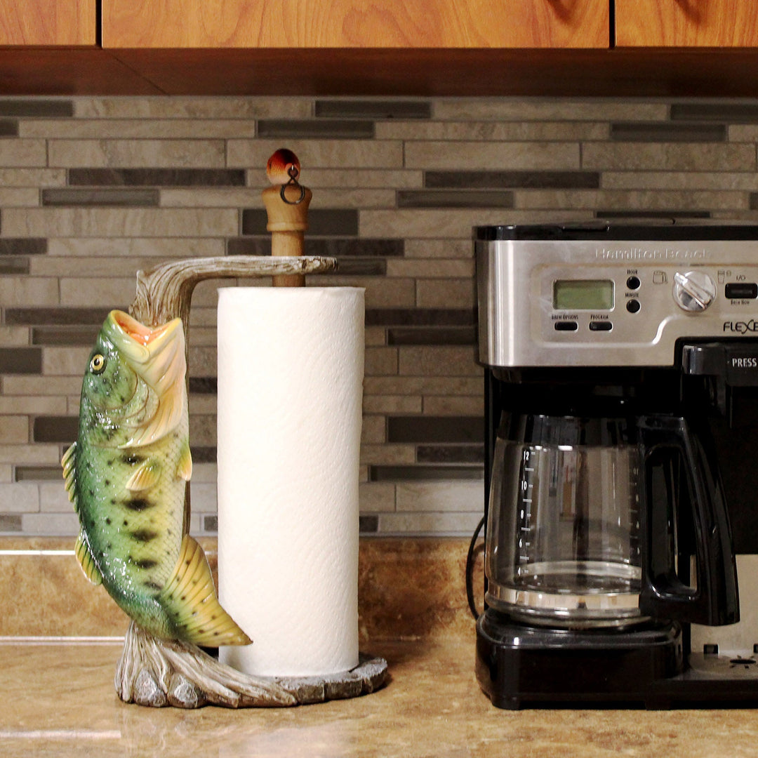 Paper Towel Holder - Largemouth Bass