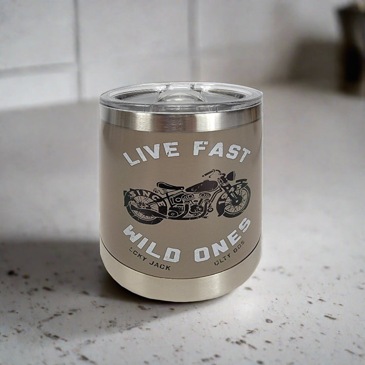 Tumbler 10oz - Live Fast Die Last