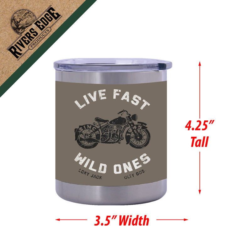 Tumbler 10oz - Live Fast Die Last