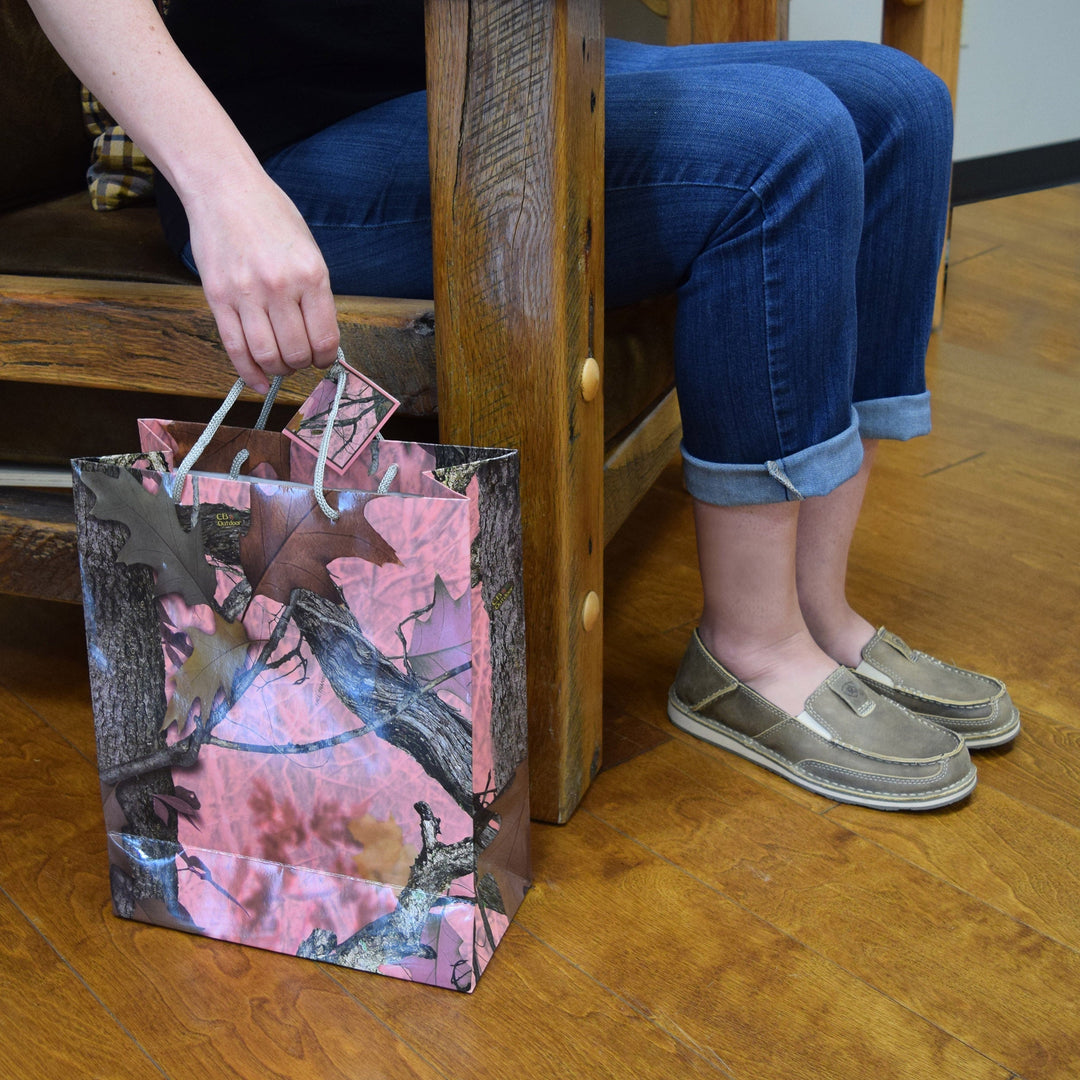 Gift Bag Medium - Camo Pink