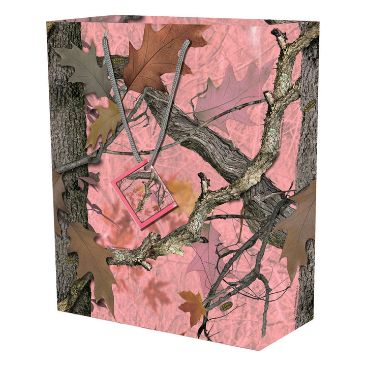 Gift Bag Medium - Camo Pink