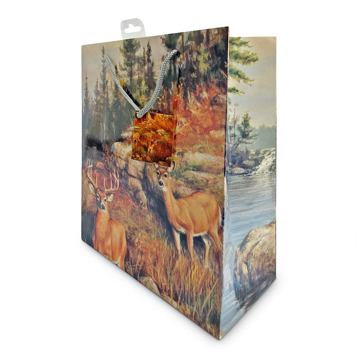 Gift Bag Medium - Deer & Pines