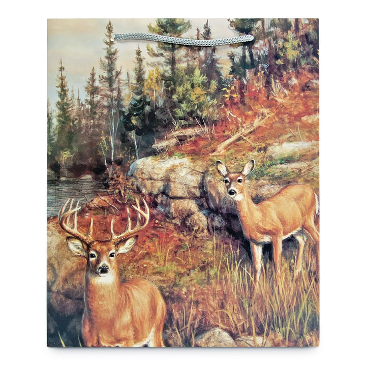 Gift Bag Medium - Deer & Pines