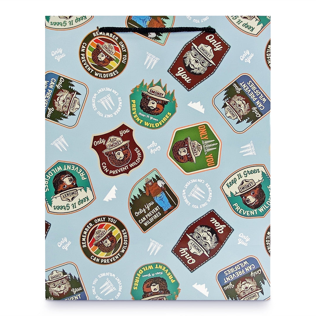 Gift Bag Medium - Smokey Prevention Quote Badges