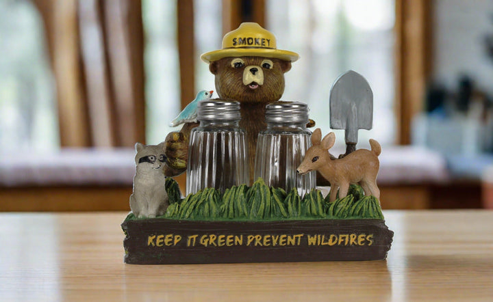 Salt and Pepper Shakers - Smokey Friends & Nature