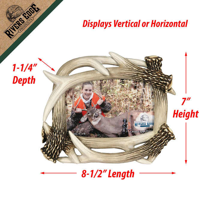 Picture Frame 4-Inch x 6-Inch - Antler