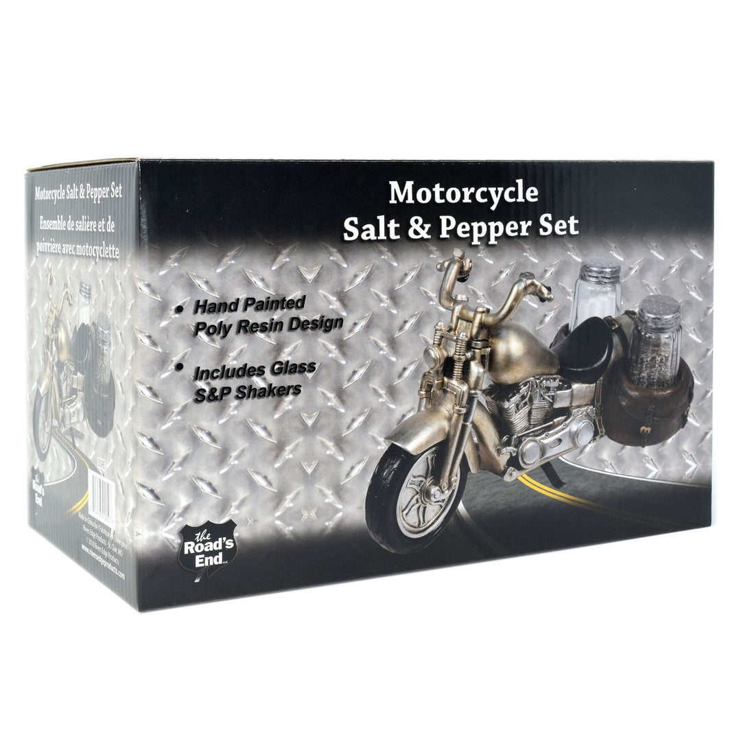 Salt and Pepper Shakers - Motorcycle