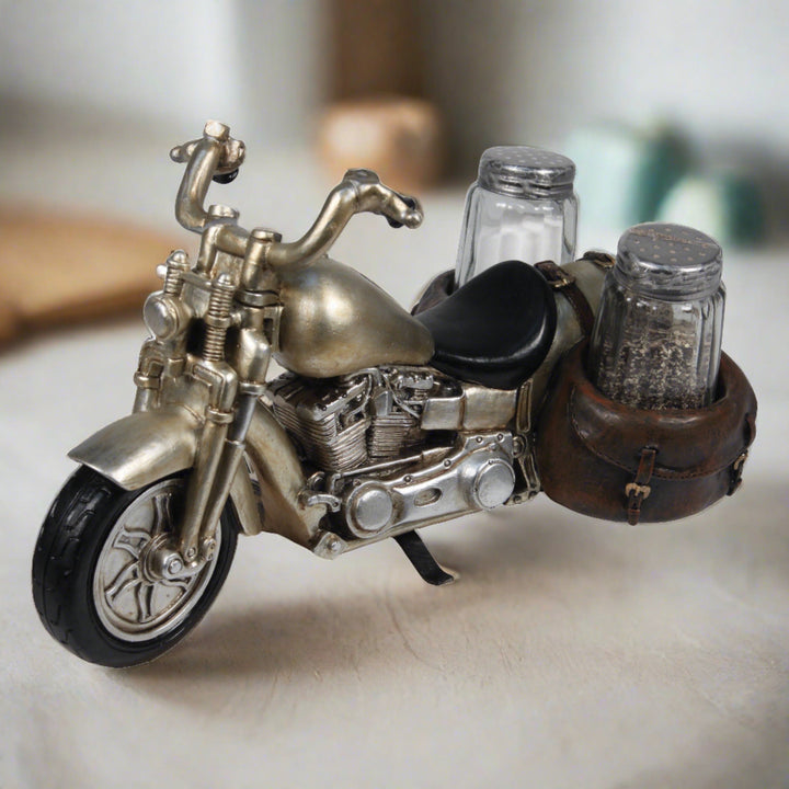 Salt and Pepper Shakers - Motorcycle