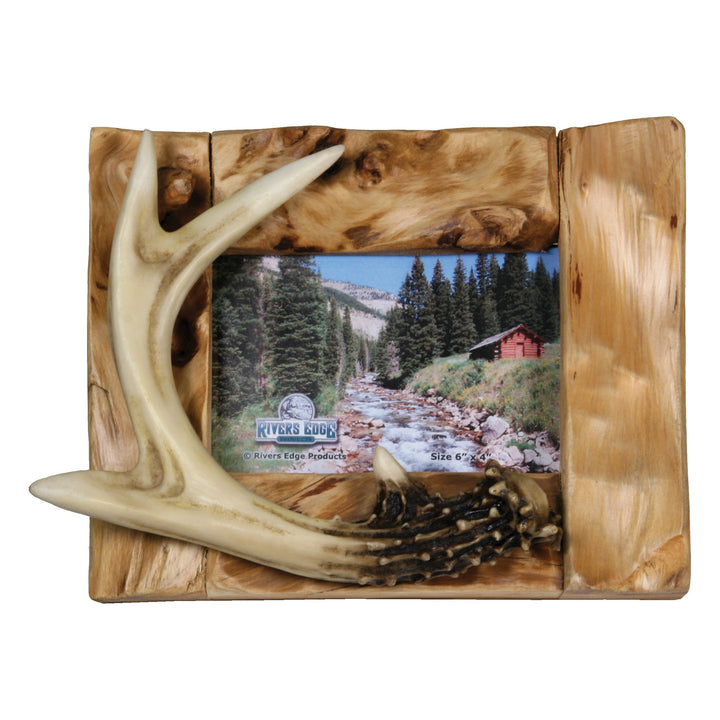 Picture Frame 4-Inch x 6-Inch - Deer Antler