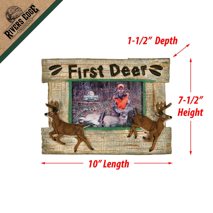 Picture Frame 4-Inch x 6-Inch - First Deer