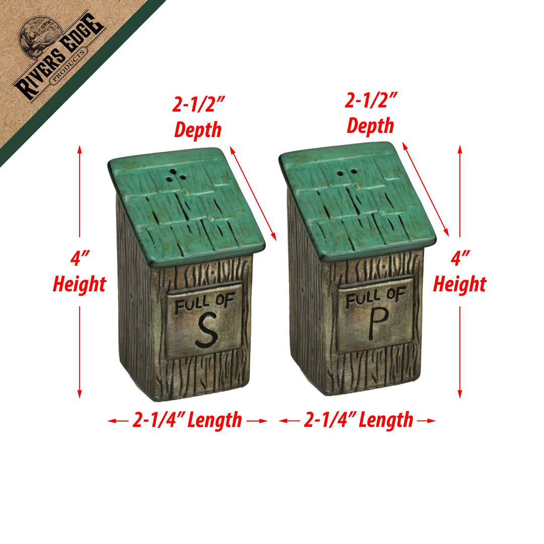 Salt and Pepper Shakers - Outhouse