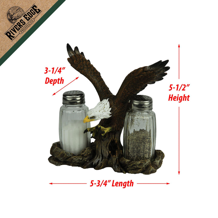 Salt and Pepper Shakers - Eagle