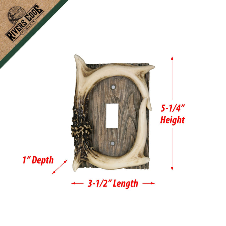 Electrical Cover Plate Switch Single - Antler