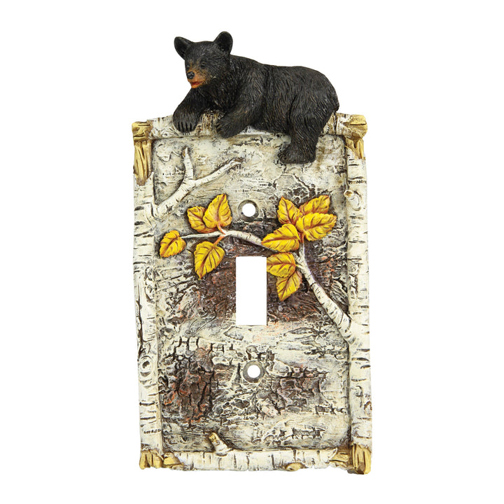 Electrical Cover Plate Switch Single - Birch Bear