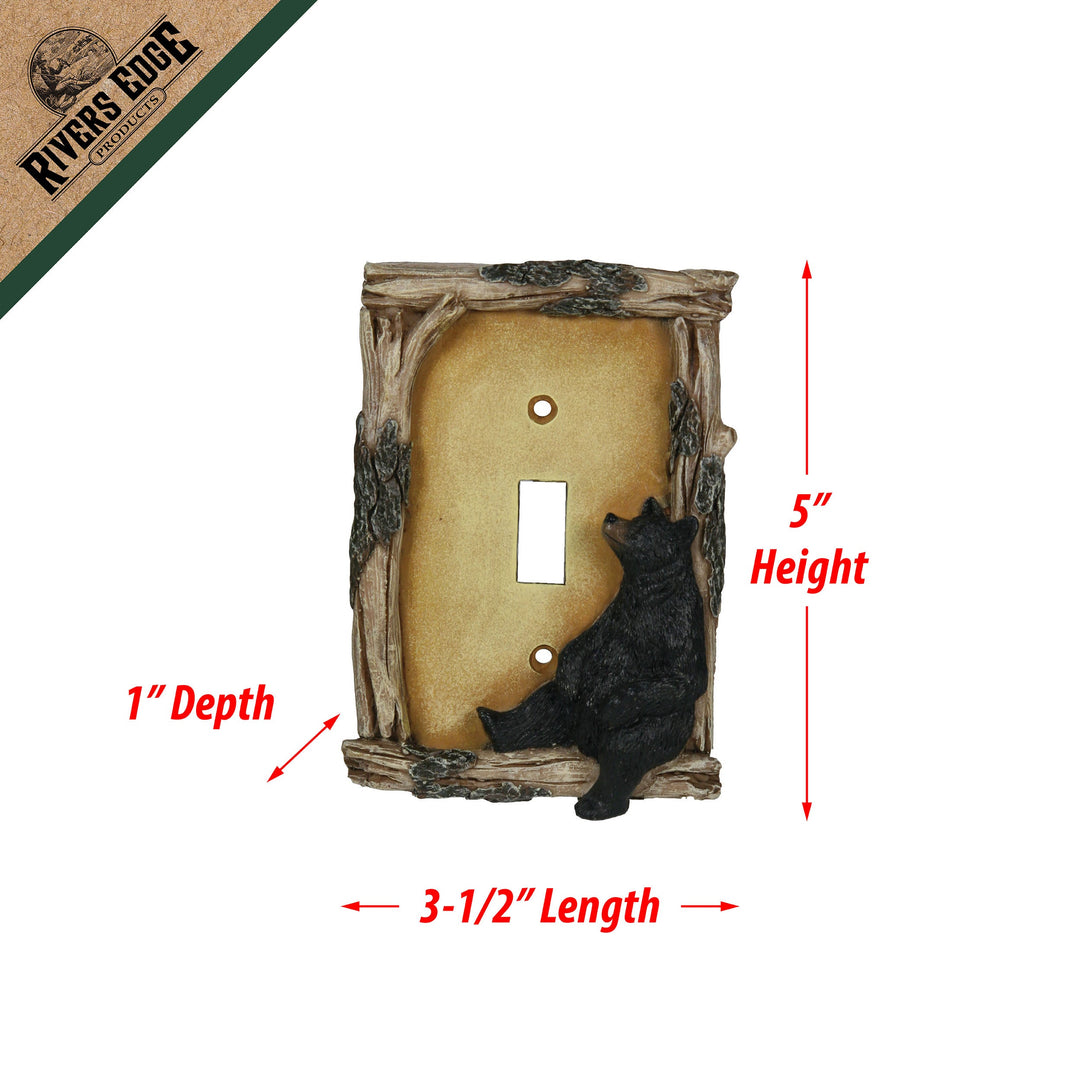 Electrical Cover Plate Switch Single - Bear