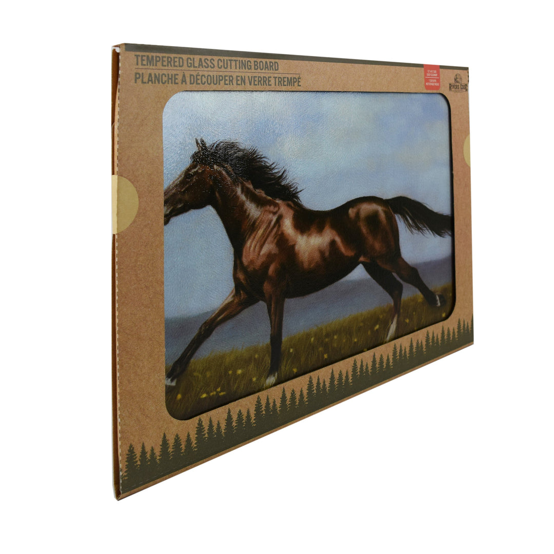 Cutting Board 12in x 16in - Running Thoroughbred