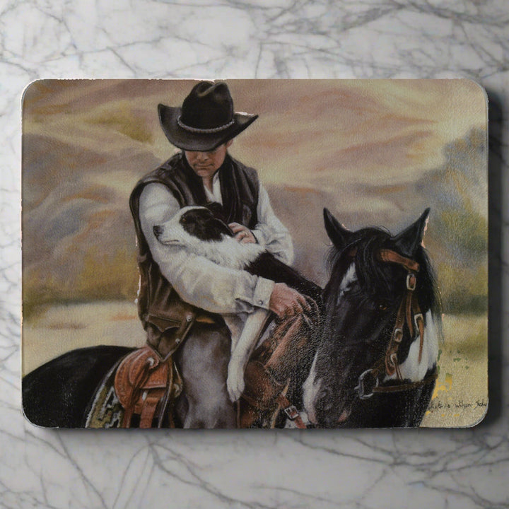 Cutting Board 12in x 16in - All A Cowboy Needs