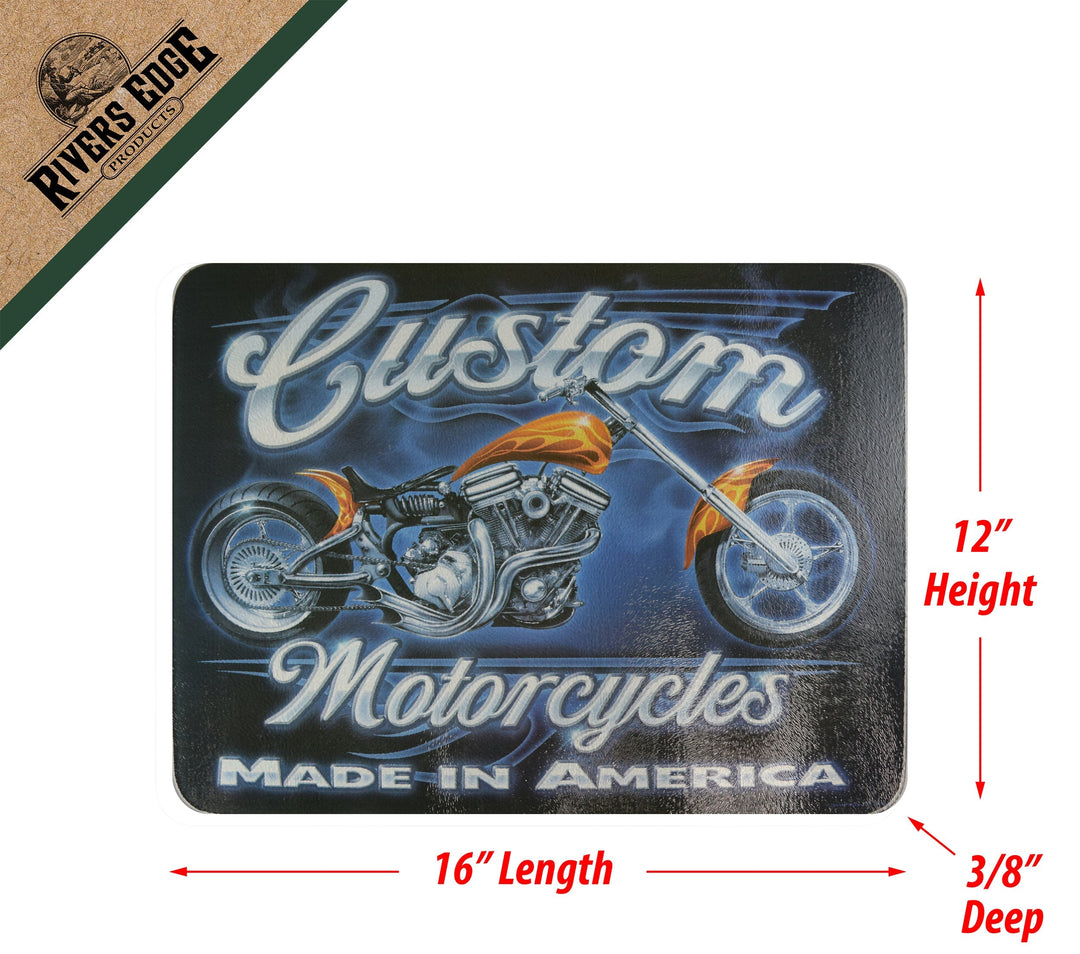 Cutting Board 12in x 16in - Custom Motorcycles