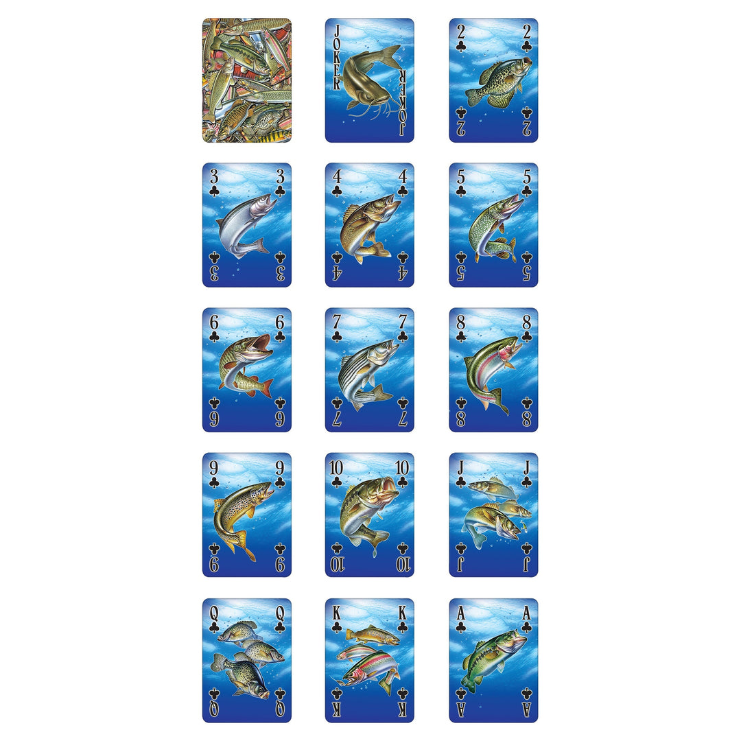 Playing Cards - Fish Bass (Minimum 12 per Display)