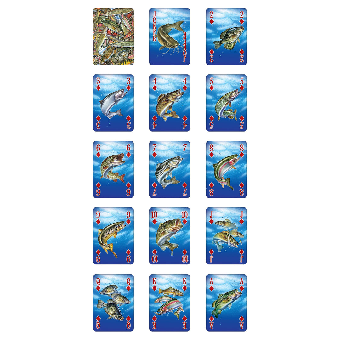 Playing Cards - Fish Bass (Minimum 12 per Display)