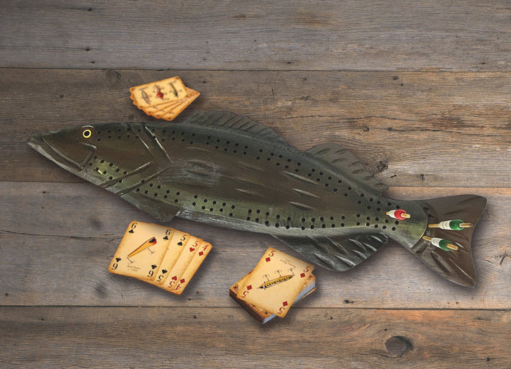 Cribbage Board - Fish