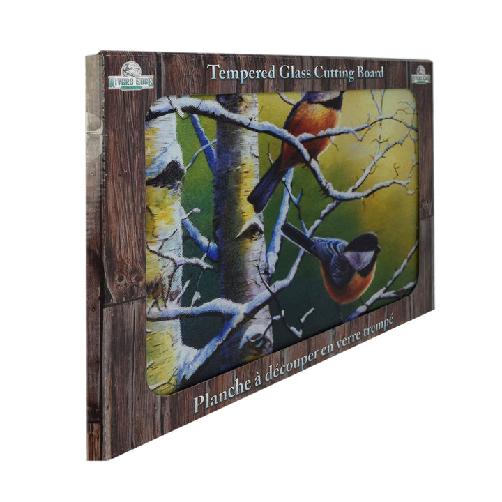 Cutting Board 12in x 16in - Chickadee