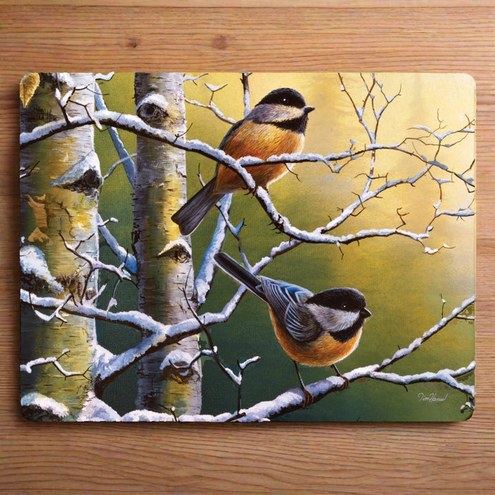 Cutting Board 12in x 16in - Chickadee