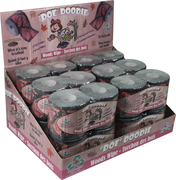 Pink Doe Doodie Camo TP-DOZ