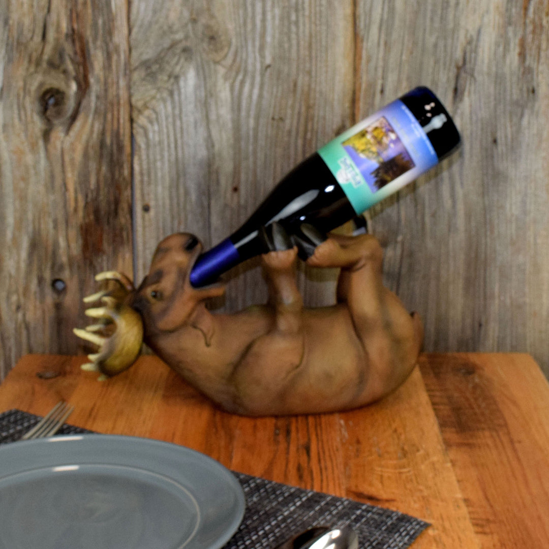 Wine Bottle Holder - Moose