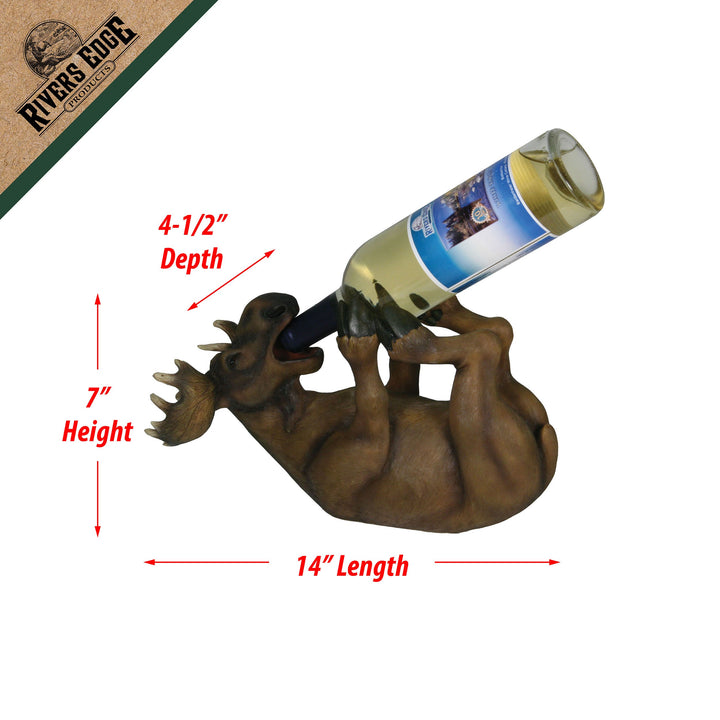 Wine Bottle Holder - Moose