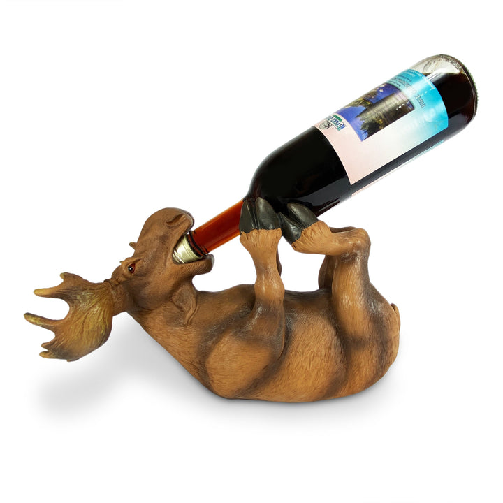 Wine Bottle Holder - Moose