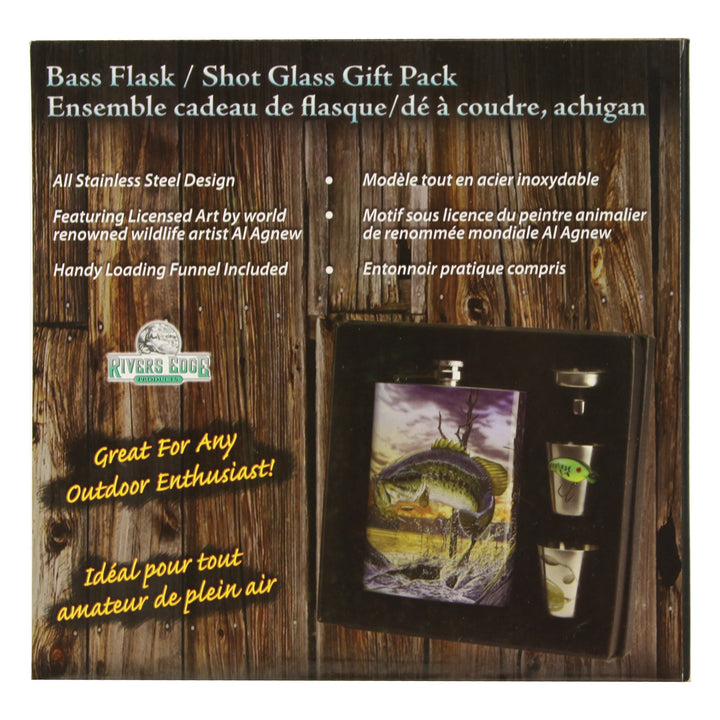 Flask and Shot Set - Bass