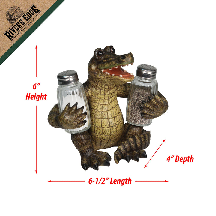 Salt and Pepper Shakers - Alligator