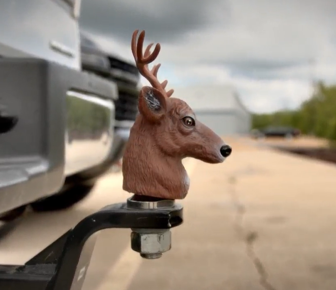 Trailer Ball Cover - Deer